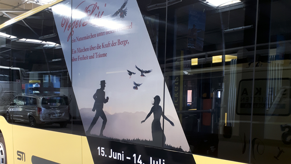 Digitaldruck mit Montage