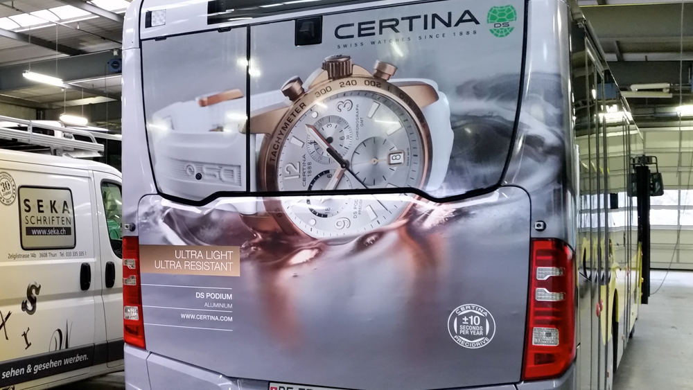 Digitaldruck auf 3D Folie für in tiefe Sicken