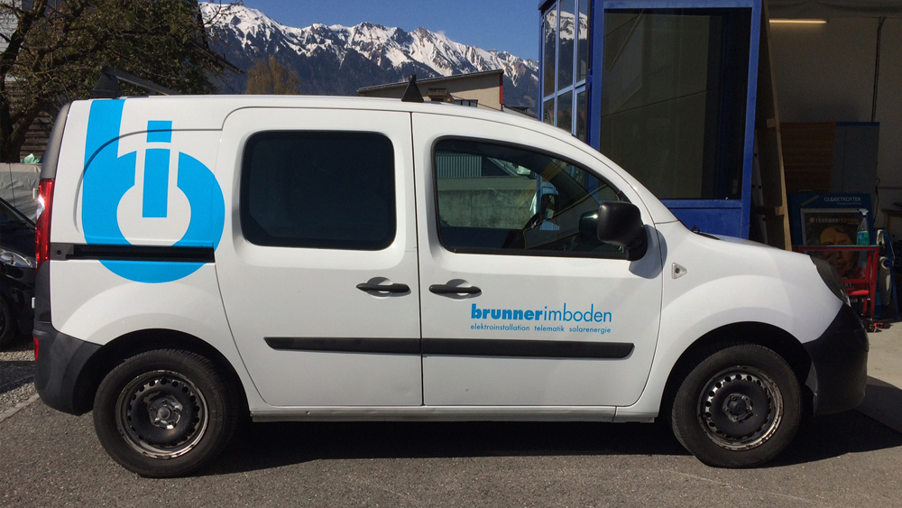 In Qualitätsfolie 1-farbig