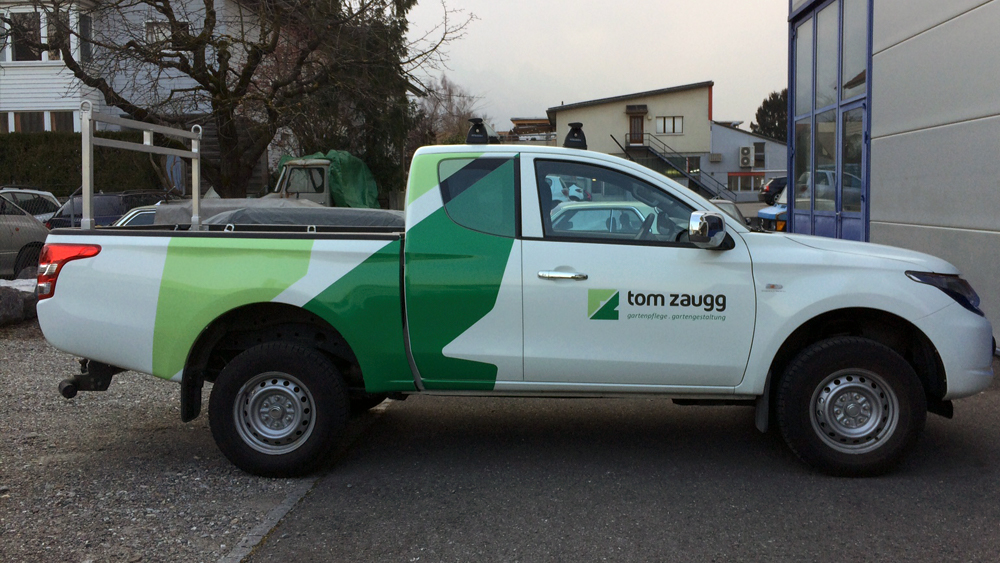 Digitaldruck farbig mit UV Schutzlaminat in Form freigestellt